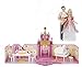 ♥♥ Princess Schloss mit Beleuchtung inkl. Prinz und Prizessin Puppe ♥♥ thumbnail