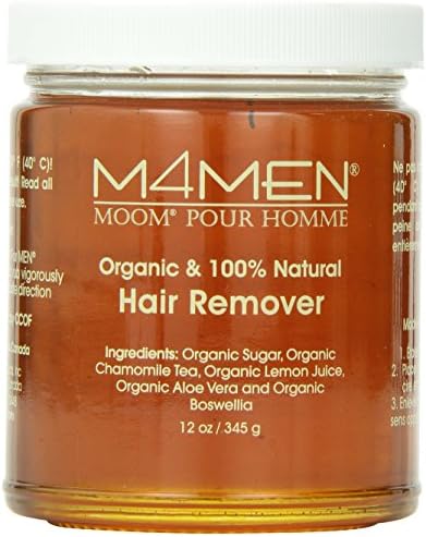 M4Men, Moom For Men, 100% Organic Hair Removal 12oz/345g Refill Jar