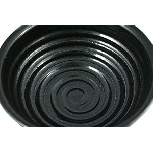 korium Shaving bowl Black Night - handmade ceramics - Image 4