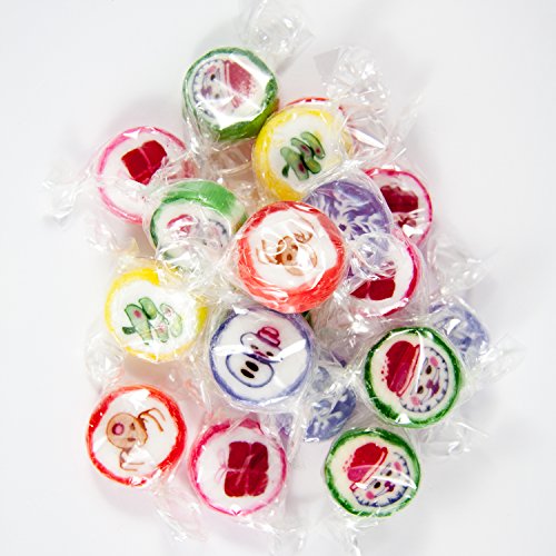 Preisvergleich Produktbild Louisiana Rocks Bonbons X-Mas Geburtstag 500g ca. 140 Stück als süße Tischdeko, Gastgeschenk oder Candy-Bar