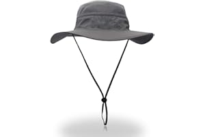 Outfly Breite Krempe Sonnenhut für Herren Mesh Bucket Hat Leichter Bonnie Hut Outdoor Angelhut
