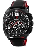 Shark Sport Uhr Datum Funktion Lederband Männer Casual Quarzwerk Luxus Armbanduhr Geschenk SH417