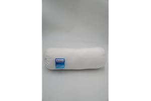 ‎SCHLAFMOND Schlafmond Medicus Clean Neck Roll for Allergy Sufferers 15 x 40 cm Adjustable Cushion Filling Made in Germany Soft Allergy Sufferers Pillow Roll Washable up to 95 °C