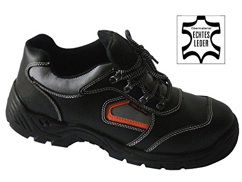 Arbeitsschuhe Sicherheitsschuhe Schuhe LC052 schwarz echt Leder S3 Gr. 38 39 40 41 42 43 44 45 46 47 - 2