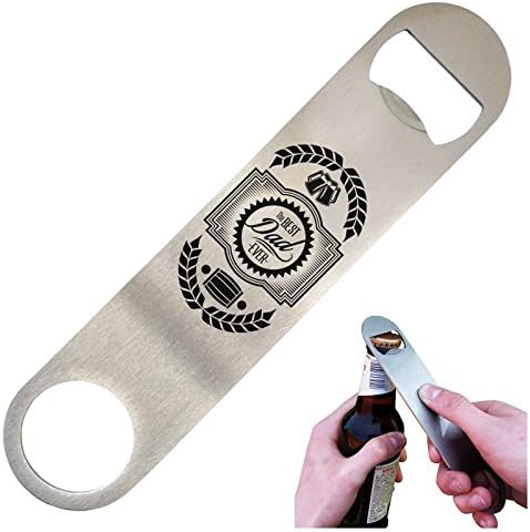 WTF | Best Dad Ever | Stainless Steel Bottle Opener