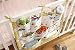 Vine Nursery Baby Cot Tidy Organiser for Cot Bed Baby bed Pouch Storage Bag Multifunction hanging Diapers Organiser 55*60CM (Animals Pattern)