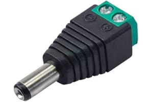 AKYGA AK-SC-16 - Conector DC para cámara de vídeo CCTV (5,5 x 2,1 mm)