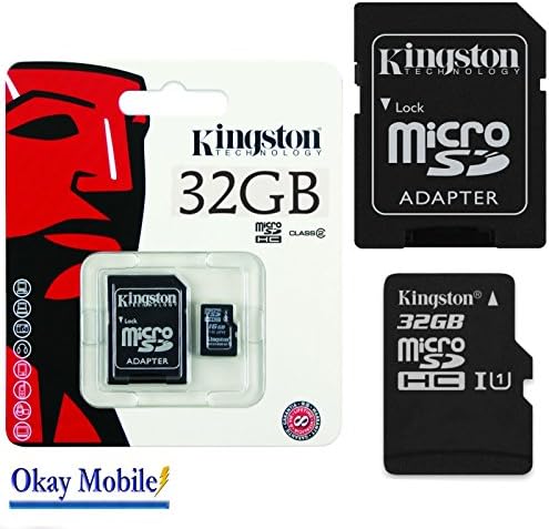 Original Kingston 32GB Micro SD SDHC Memory Card For Alcatel One Touch Pop 4 + 32GB