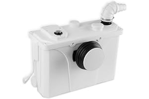 SWANEW Trituratore WC Maceratore pompa da 700 W pompa per acque luride 190L / min con lame in acciaio inox e carbone attivo, per doccia, wc e lavabo