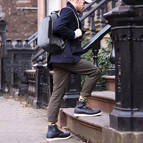 [Tagesrucksack] FREETOO Laptop Rucksack Campus Rucksack mit gepolstertem Laptopfach Rückenseite und Schultergurt  schickes Daypack passt jedes Outfit geeignet für Herren oder Jungen auf Alltag Campus Shopping und Reise anwenden - 7