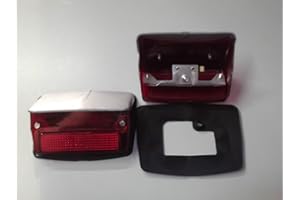 BOSATTA FANALE STOP POSTERIORE COMPLETO TETTO GRIGIO TIPO ORIGINALE PER VESPA 50 SPECIAL