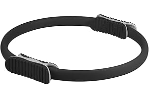 AILOPTA Pilates Ring Magic Circle, Yoga Ring Fitness Ring Interno Coscia Ginnico per Donna Uomo, 12,5 Pollici Pilates Circle Attrezzatura per la Resistenza all'Esercizio