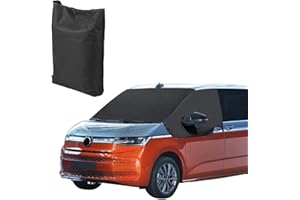 JUDANNA Auto Windschutzscheiben Abdeckung Ersatz für 2021-2025 VW T7 VW T7 California, 600D Auto Sonnenschutz Frontscheibe, 100% Verdunkelnd, Blockiert UV Strahlen, Wetterfeste Frontscheibe Wrap Cover