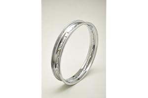 PIRINI MOTO CERCHIO IN ACCIAIO CROMATO CHROMED STEEL WHEEL RIM 2.15 X 18 36 FORI