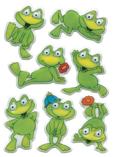 Preisvergleich Produktbild Sticker Herma MAGIC, lustiger Frosch, Wackelaugen, PG / 1Bl