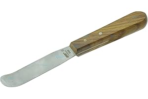 YNR® Plaster Wax Knife Laboratory Mixing Tools Plastering Alginate Cake Spatula (Curved)