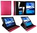 Produktbild Teclast X98 Pro 9.7" Tablet Rosa 3D Cube Universal 360 Grad Drehung PU Leder Tasche Schutzhülle Case ( 9 - 10 Zoll ) von Sweet Tech