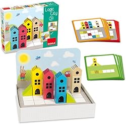 Goula- Construcción Madera Ciudad 14 pzas Puzzle Logic City (50200)