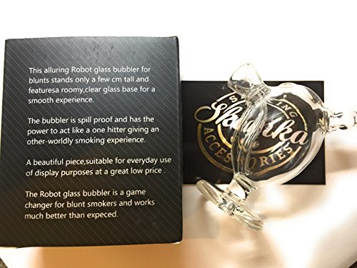 Skanka Robot Glass Bubbler Kleine Wasserpfeife Bong Zum Mitnehmen Optimal Für Unterwegs Der Game Changer Für Blunt Smokers - 2