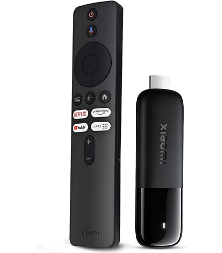 Xiaomi Mi TV Stick 2K, HD streaming mediaspeler met Bluetooth afstandsbediening, Chromecast geïntegreerd, Compatibele Assistent Vocal Google, Dolby Multichannel HD en DST, Smart Home-bediening