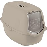 Rotho My Pet Bailey Cat Litter Box 56 x 40 x 39 cm Beige Polypropylene