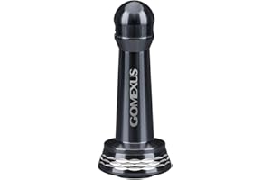 GOMEXUS 42mm Aluminum Reel Stand for Shimano Stradic FL Exsence Daiwa Crosscast Exist Spinning Reel, Fishing Reel Protection