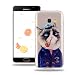 Produktbild Suming Samsung Galaxy A5 2017 SM-A520F Tasche Transparente Kristallklare Schutzhülle Weiche TPU Silikon Schale Flexible Schlanke Leichte Schutzhülle Anti-Kratz Stoßfeste Staubdichte Etui - Rauchende Katze