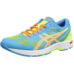 ASICS Gel-DS Trainer 20 - Zapatillas de Running para Hombre, Color Amarillo (Flash Yellow/Hot Orange/turquo 0730), Talla 46