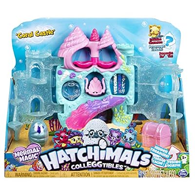 Spin-Master Hatchimals à Collectionner - Jeu enfant - 6045505 - Playset Le Château Corail Saison 5
