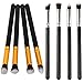 Demarkt Pro Comesitcs Brushes Eyeshadow Foundation Blending Brush Set Soft Synthetic Makeup Brushes 4Pcs