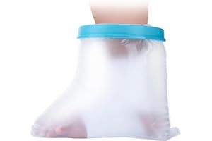 BRRNOO Wodoszczelna osłona gipsowa na nogi i stopy, ochrona prysznicowa z bezpieczną i wygodną ochroną na co dzień