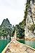 Produktbild Alu-Dibond-Bild 30 x 50 cm: "View in Chiew Larn Lake, Khao Sok National Park, Thailand.", Bild auf Alu-Dibond