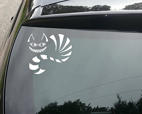 Vinilo adhesivo para coches, 150 mm, diseño de gato de Cheshire