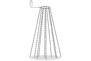 vidaXL Siatka lampek choinkowych, 300 kolorowych diod LED, 300 cm