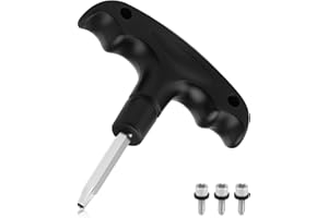 unillea 4Pcs Golf Driver Wrench and Screw Bolt Set, Golf Torque Wrench, Golf Driver Screw Bolt Compatible with Compatible with Taylormade M3 M4 M5 M6 SIM SIM for Club Head Maintenance