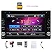 Price comparison product image Upgarde Version! 6.2" Double 2 DIN Car DVD CD Video Player Bluetooth In Dash GPS Navigation Digital Touch Screen Car Stereo Radio Car PC 833MHZ CPU With 8GB Map Card