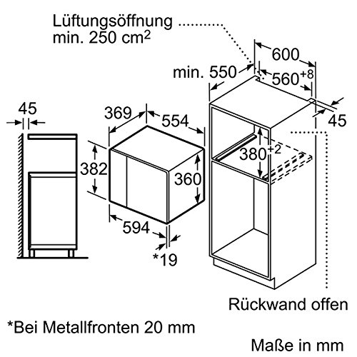 NEFF H12GE60N0 / HGE 1260 N Mikrowelle / 900 W - 9