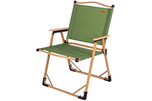 AKTIVE 63066 Silla Plegable Alta Verde Glamping