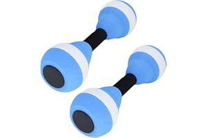 Povanjer Pool Weights for Water Aerobics Set of 2 EVA Foam Weights for Water Dumbbells Underwater Water Dumbbell for Swimming Pool Spa Aqua Gym