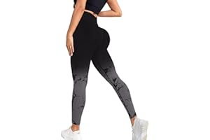 Neteson Leggings Deportivos Mujer Push Up Cintura Alta Mallas Anticeluliticos Sin Costuras Opaco Scrunch Butt Pantalones Gym Yoga Fitness Jogging Entrenamiento