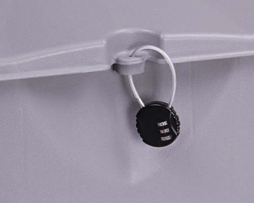 Kissenbox Auflagenbox Gartentruhe Karisma 270 Liter grau abschließbar - 4