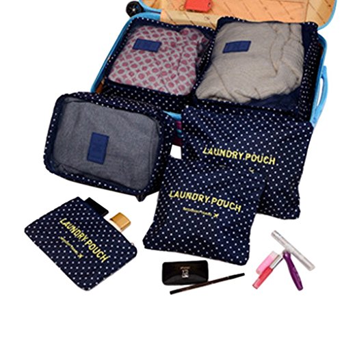 Organizer Pelle 20 Pezzi Sacchetti Da Viaggio Sacchetti