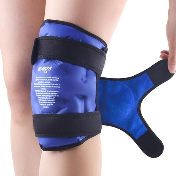 Medcosa Hot & Cold Therapy Gel Pack For Knee - Adjustable Compression Wrap, Reusable, Flexible - View #7