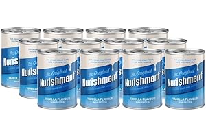 SARAS FLAVOURS OF ASIA Nurishment The Original Vanilla Flavour 400g - Nutrient-Rich Drink (Pack of 12) | Delicious and Nourishing | Ideal as a Standalone Beverage