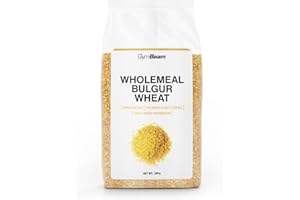 ‎GYMBEAM GymBeam Bulgur Vollkorn - Nussiger Geschmack, Vollkorn Bulgur Weizen, reich an Ballaststoffen, Alternative zu Reis & Nudeln, einfache Zubereitung, unterstützt Darmflora (6 x 500 g)
