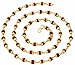 The jewelbox gold plated rudraksh mala chain long 28 inches for Men RS.272.00