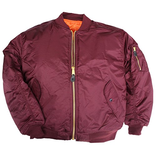 Classic Ma 1 Flight Jacket Us Pilot Bomber Mens Airforce