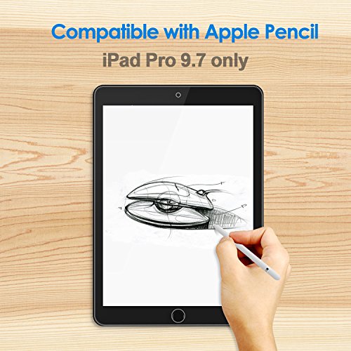 JETech iPad Air 1/2, iPad Pro 9.7, Das neue iPad 9.7 (2017) Gehärtetem Glas Panzersglas Premium Folien Schutzfolie Displayschutz Screen Protector - 2