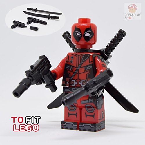Deadpool Variant - Minifigure - To Fit Lego by PressPlayShop