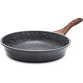 SENSARTE 28cm Antihaft Bratpfanne Skillet, Schweizer Granit Beschichtung Omelette Pfanne, Gesunde Stein Kochgeschirr Chef's P